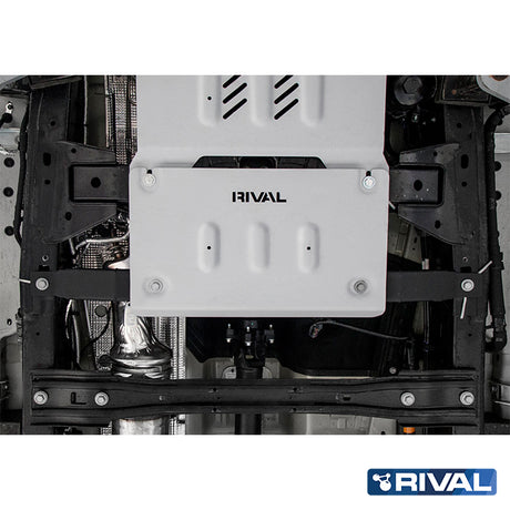 Ford Ranger Raptor (2022) RIVAL 4x4 transfer case skid plate – underbody protection detail view
