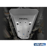 Ford Ranger (2022) RIVAL 4x4 fuel tank skid plate – underbody protection detail view