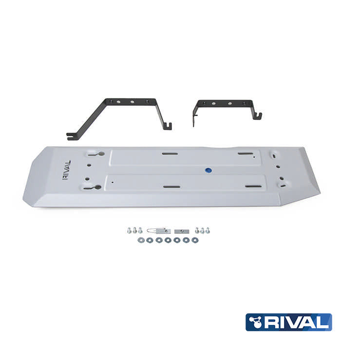 Ford Ranger (2022) RIVAL 4x4 fuel tank skid plate – underbody protection detail view