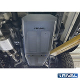 Ford Ranger Raptor (2022) RIVAL 4x4 fuel tank skid plate – underbody protection detail view