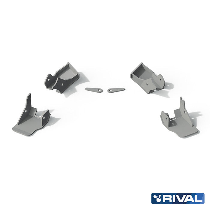 Jeep Wrangler – Front & Rear Lower Control Arms RIVAL 4x4 skid plate – underbody protection overview