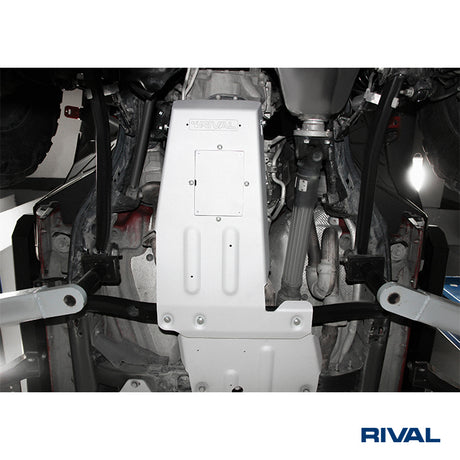 Jeep Wrangler – Engine RIVAL 4x4 engine skid plate – underbody protection detail view