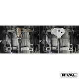 Mercedes-Benz Sprinter – Differential RIVAL 4x4 differential skid plate – underbody protection installed view