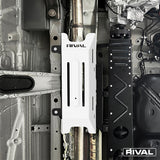 Mercedes-Benz Sprinter – Muffler RIVAL 4x4 skid plate – underbody protection detail view