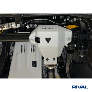 INEOS Grenadier – Front Differential RIVAL 4x4 differential skid plate – underbody protection detail view