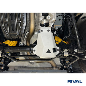 INEOS Grenadier – Rear Differential RIVAL 4x4 differential skid plate – underbody protection detail view