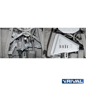 Suzuki Jimny – Transfer Case RIVAL 4x4 transfer case skid plate – underbody protection installed view