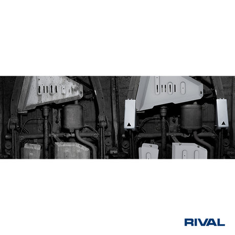 Suzuki Jimny – Radius Arms RIVAL 4x4 skid plate – underbody protection close-up view