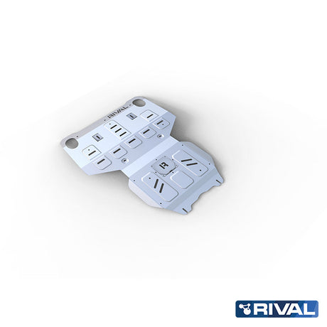 Toyota Hilux Revo – Radiator & Engine RIVAL 4x4 radiator & engine skid plate – underbody protection detail view