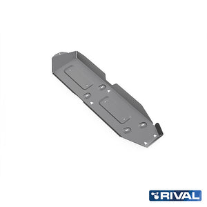 Volkswagen Amarok (2010-up) RIVAL 4x4 fuel tank skid plate – underbody protection detail view