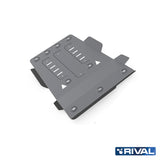 Volkswagen Amarok (2010-up) RIVAL 4x4 gearbox & transfer case skid plate – underbody protection detail view