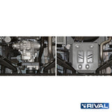 Volkswagen T5 – Differential RIVAL 4x4 differential skid plate – underbody protection installed view