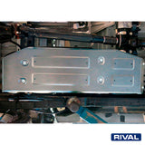 Toyota Hilux Revo – Fuel Tank RIVAL 4x4 fuel tank skid plate – underbody protection detail view