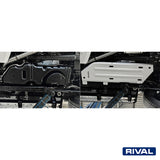 Toyota Land Cruiser 250 – Fuel Tank RIVAL 4x4 fuel tank skid plate – underbody protection installed view