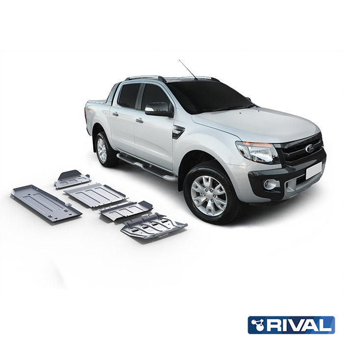 Ford Ranger RIVAL 4x4 skid plate – underbody protection overview