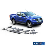Ford Ranger RIVAL 4x4 skid plate – underbody protection detail view