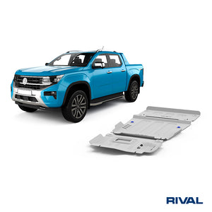 Ford Ranger Raptor (2022) RIVAL 4x4 skid plate – underbody protection detail view