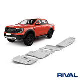 Ford Ranger Raptor (2022) RIVAL 4x4 skid plate – underbody protection overview