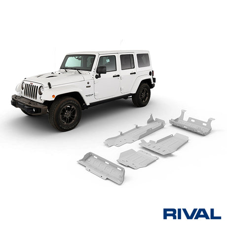 Jeep Wrangler RIVAL 4x4 skid plate – underbody protection overview