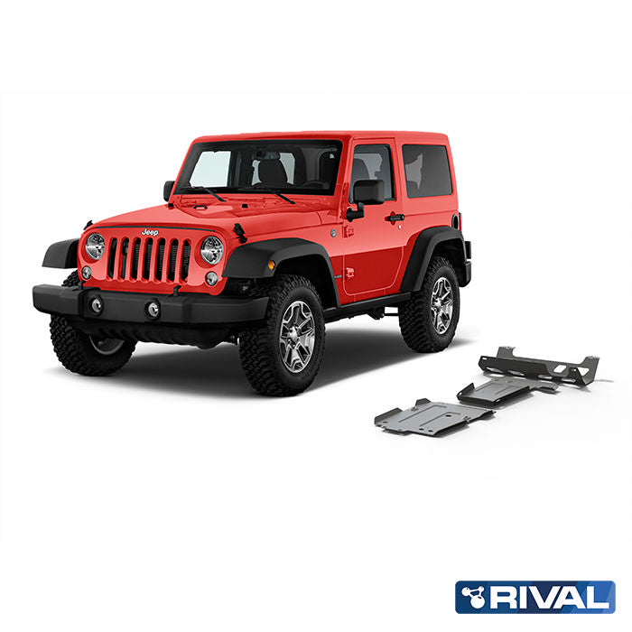 Jeep Wrangler RIVAL 4x4 skid plate – underbody protection overview