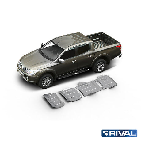 Mitsubishi L200 MQ / MR RIVAL 4x4 skid plate – underbody protection overview