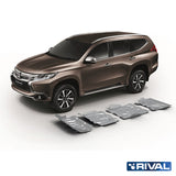 Mitsubishi L200 MQ / MR RIVAL 4x4 skid plate – underbody protection installed view