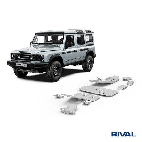 INEOS Grenadier RIVAL 4x4 skid plate – underbody protection overview