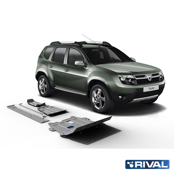 Dacia Duster RIVAL 4x4 skid plate – underbody protection detail view