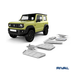 Suzuki Jimny RIVAL 4x4 skid plate – underbody protection overview