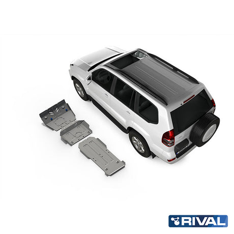 Toyota Land Cruiser 120 RIVAL 4x4 skid plate – underbody protection overview