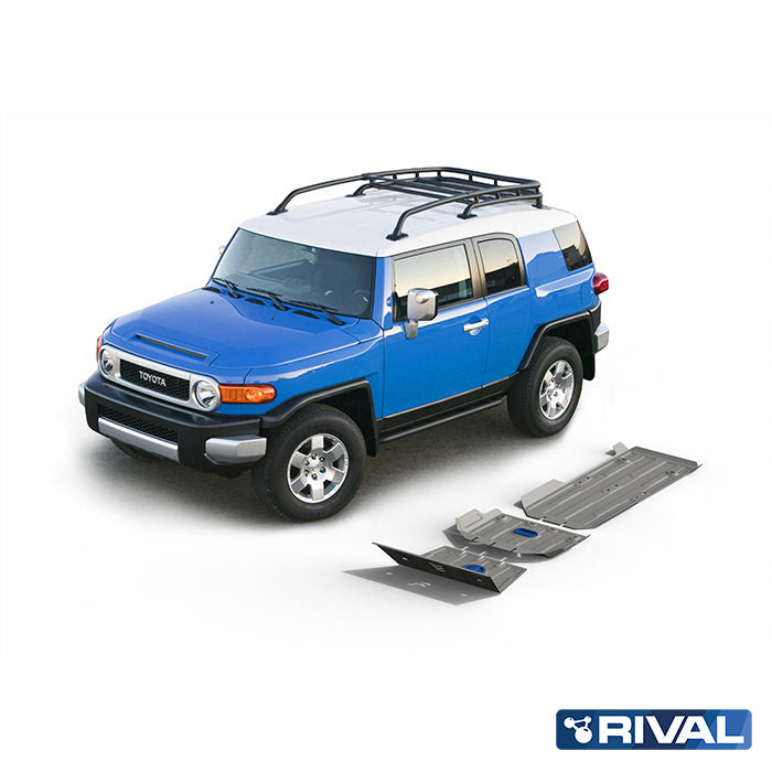 Toyota Land Cruiser 120 RIVAL 4x4 skid plate – underbody protection detail view