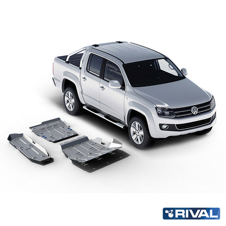 Volkswagen Amarok (2010-up) RIVAL 4x4 skid plate – underbody protection overview