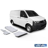 Volkswagen T6 RIVAL 4x4 skid plate – underbody protection detail view