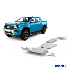 Volkswagen Amarok (2010-up) RIVAL 4x4 skid plate – underbody protection detail view