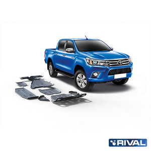 Toyota Hilux Revo RIVAL 4x4 skid plate – underbody protection overview