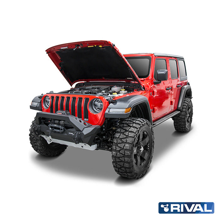 Jeep Wrangler RIVAL 4x4 Hood Struts for Jeep Wrangler – detail view