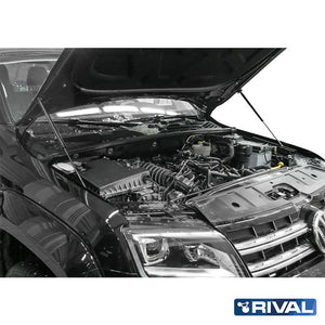 Volkswagen Amarok (2010-up) RIVAL 4x4 Hood Struts for VW Amarok (2010-up) – installed view