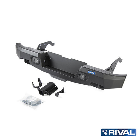 Ford Ranger RIVAL 4x4 aluminum rear bumper – off-road protection detail view