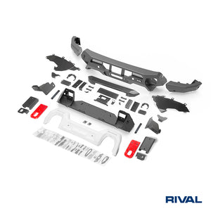 Ford Ranger Raptor (2022) RIVAL 4x4 aluminum front bumper – off-road protection overview