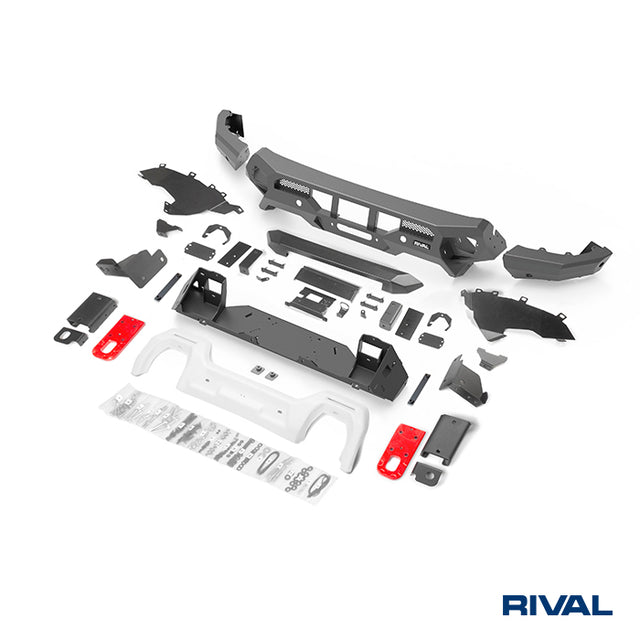 Ford Ranger Raptor (2022) RIVAL 4x4 aluminum front bumper – off-road protection overview
