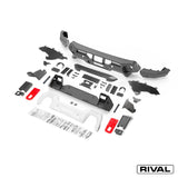 Ford Ranger Raptor (2022) RIVAL 4x4 aluminum front bumper – off-road protection overview