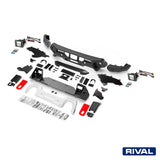 Ford Ranger Raptor (2022) RIVAL 4x4 aluminum front bumper – off-road protection detail view