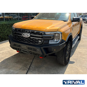 Ford Ranger (2022) RIVAL 4x4 aluminum front bumper – off-road protection detail view