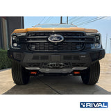 Ford Ranger (2022) RIVAL 4x4 aluminum front bumper – off-road protection close-up view
