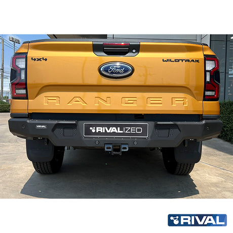 Ford Ranger (2022) RIVAL 4x4 aluminum rear bumper – off-road protection close-up view