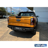 Ford Ranger (2022) RIVAL 4x4 aluminum rear bumper – off-road protection detail view