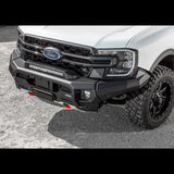 Ford Ranger (2022) RIVAL 4x4 aluminum front bumper – off-road protection installed view