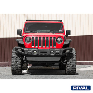 Jeep Wrangler RIVAL 4x4 front bumper – off-road protection detail view