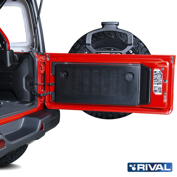 Jeep Wrangler JL (2018–Present) RIVAL 4x4 aluminum Aluminum Tailgate Table for Jeep Wrangler JL (2018–Present) – detail view