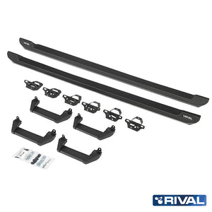 Jeep Wrangler JL / JT RIVAL 4x4 Side Rock Rails with Drop Steps for Jeep Wrangler JL / JT – detail view